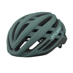 Casque Giro Femme Agilis Gris Mat Vert 2021
