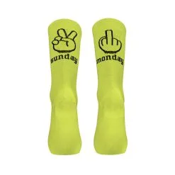 Chaussettes Northwave Sunday Monday 2022 Jaune Fluo