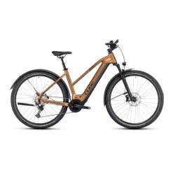 Vélo Electrique Cube Nuride Hybrid EXC Allroad 625 Trapèze Caramel/Noir 2023 (632812)