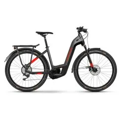 Vélo Electrique Haibike Trekking 9 Low I625 Easy Entry Gris 2022 (451301) (45130146)