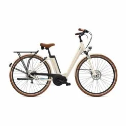 Vélo Electrique O2feel IVog City Boost 6.1 400 Easy Entry Blanc Lin 2023 (8601)
