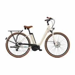 Vélo Electrique O2feel IVog City Up 4.1 400 Easy Entry Blanc Lin 2023 (8616)