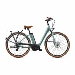 Vélo Electrique O2feel IVog City Up 4.1 400 Easy Entry Gris Perle 2023 (8618)