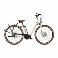 Vélo Electrique O2feel IVog City Up 5.1 400 Easy Entry Blanc Lin 2023 (8625)