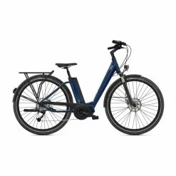 Vélo Electrique O2feel IVog Explorer Boost 4.1 400 Easy Entry Bleu Boréal 2023 (8634)