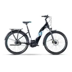 R-raymon Vélo Electrique R Raymon UrbanRay E 7.0 500 Easy Entry Noir/Blanc/Pétrol 2022 (5500004844)