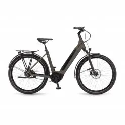 Vélo Electrique Winora Sinus R5f 625 Easy Entry Kaki 2023 (440482) (44048246)