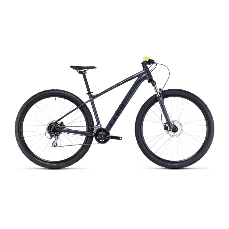 VTT 29" Cube Aim Pro Gris/Jaune 2023 (601300) 1 VTT 29" Cube Aim Pro Gris/Jaune 2023 (601300)