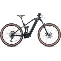 VTT Electrique 29" Cube Stereo Hybrid 140 HPC Race 625 Gris/Vert 2022 (536102)